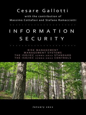 cover image of Information security--Edition 2022
